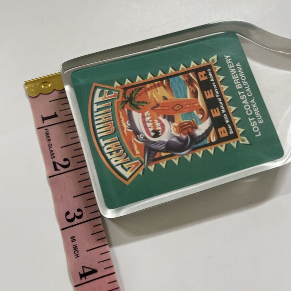 Lost Coast Brewery Great White‎ ACRYLIC Beer Tap 10" SHARK Eureka, CA - Picture 8 of 12